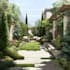 create backyard landscape design rendering