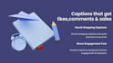 write scroll stopping captions