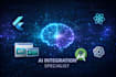 develop flutter and native android apps with ai integration
