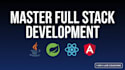 teach you full stack web development with java, spring boot and react