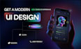 design a modern figma UI UX for your website, mobile app, or saas dashboard