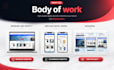 develop a custom website with modern design