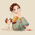 pet portrait into cute disney style