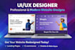 design responsive website uiux in figma with modern user experience