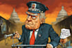 do a political cartoon art