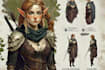 create custom dnd character illustration