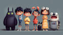 design cute cartoon characters