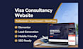 design a visa consultancy and immigration website with wordpress elementor