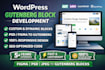 develop custom gutenberg blocks for wordpress
