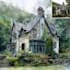 paint watercolor house portrait