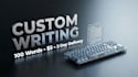 write custom content on any topic
