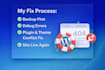 fix broken wordpress site, errors, white screen