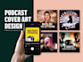 do podcast cover art logo design