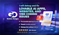 debug and fix lovable ai apps, websites, and vibe coding issues
