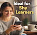 practice spanish conversation with shy learners via chat and text