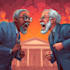 make a political cartoon art