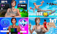 design high CTR fortnite youtube thumbnails