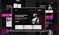 design professional modern figma website template and mockup