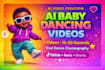 do ai baby viral dancing video