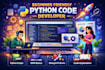 build a professional website and python program