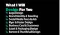 professional graphic designer for logo, branding