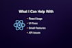 fix react bugs or add small features to your web app