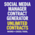 give you a social media manager contract generator