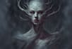 draw a horror and fantasy horror character art