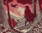 create a custom handmade linocut style illustration
