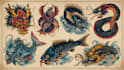 create awesome old school tattoo style design