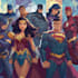 make drawing of super hero character
