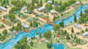draw rv park map and campground map in vector illustrator