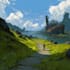 draw a environment concept art