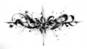custom an abstract black tattoo design