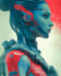 sci fi character illustration or sci fi character
