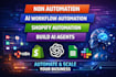 setup n8n shopify automation n8n workflow automation n8n ai agent ai automation