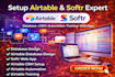 setup airtable automation, softr airtable integration, airtable zapier expert
