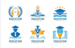 make unique and professional all education logo