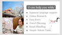 be your reliable japanese virtual assistant