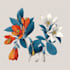 draw fineline botanical delicate flowers