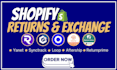 setup shopify returns and exchange aftership yanet loop synctrack returnprime