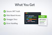 build a secure spring boot rest API with jwt and swagger