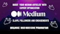 do organic massive medium article promotion