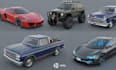 make 3d car modeling, fivem car, car model, gta v, police car for 3d printing