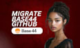 migrate base44 ai app to github