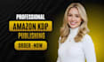 setup  amazon KDP account creation upload self publishing paperback ebook