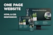 build a static informational website using HTML and CSS