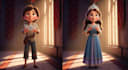create 3d disney pixar cartoon ai video