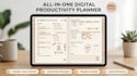 design digital products planner, journal design,responsive hyperlinked planner