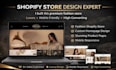 build and design a premium shopify store